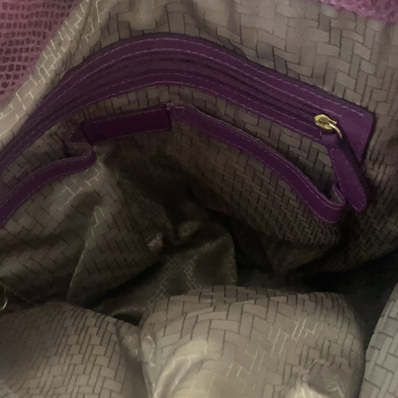 Cole Haan Snakeskin embossed Satchel - Picture 9 of 9